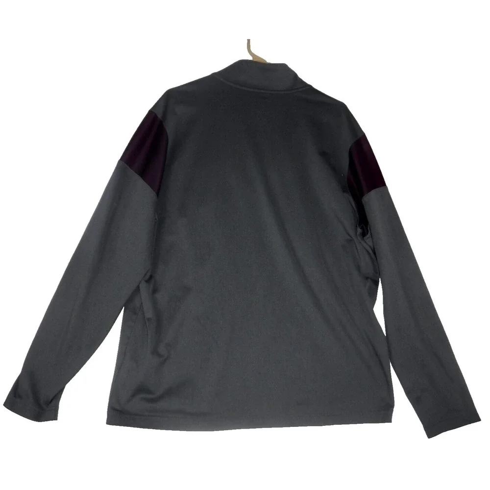 Nike BSBL Genuine Merchandise Men's XL St Louis‎ Cardinals 1/4 Zip Pullover Gray